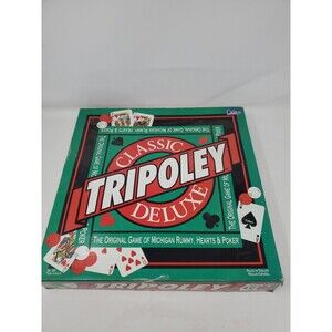 1995 Classic Tripoley Game Deluxe Edition  by  Cadaco, Complete & Nice!